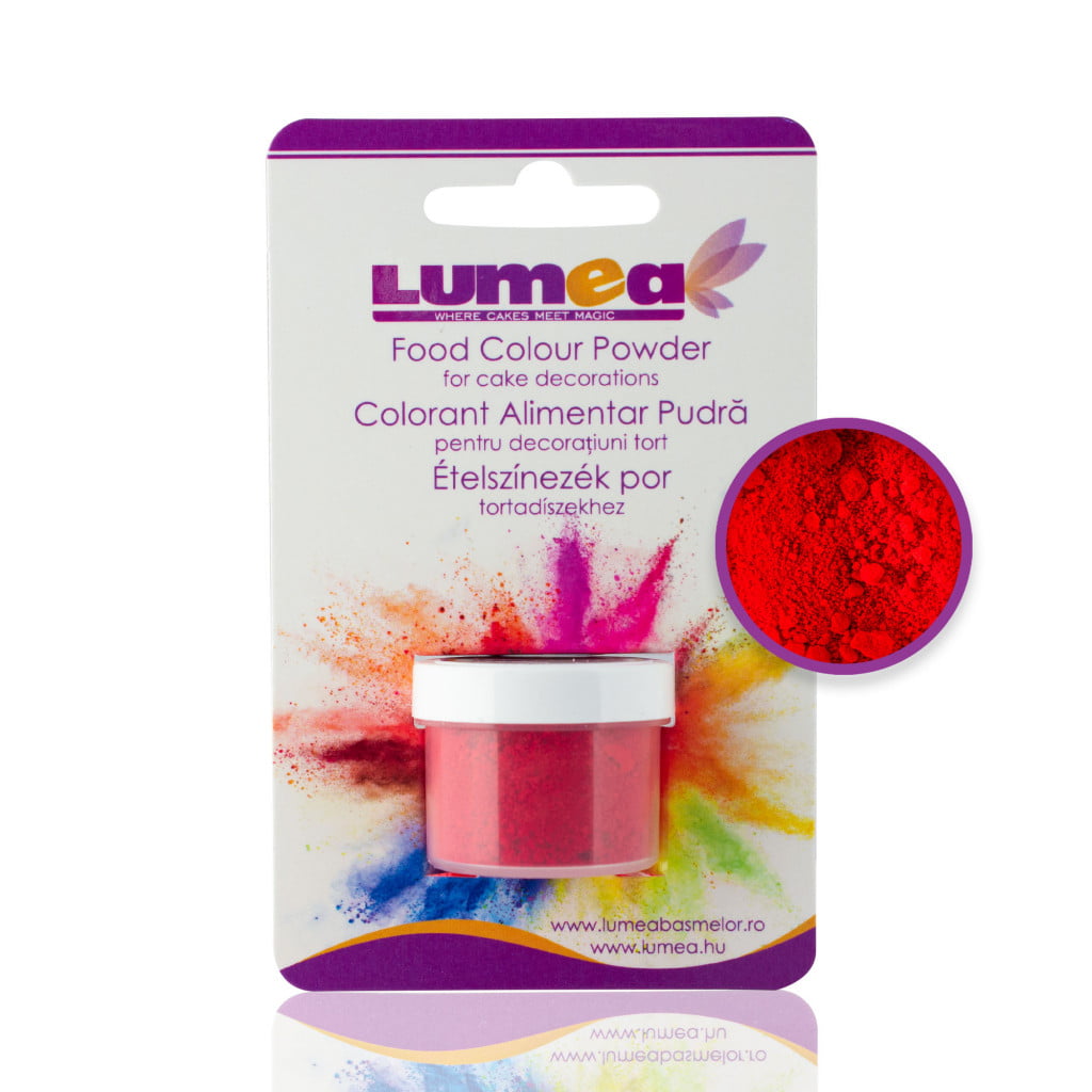 Burning Red powder food colour, 2.5g - Lumea