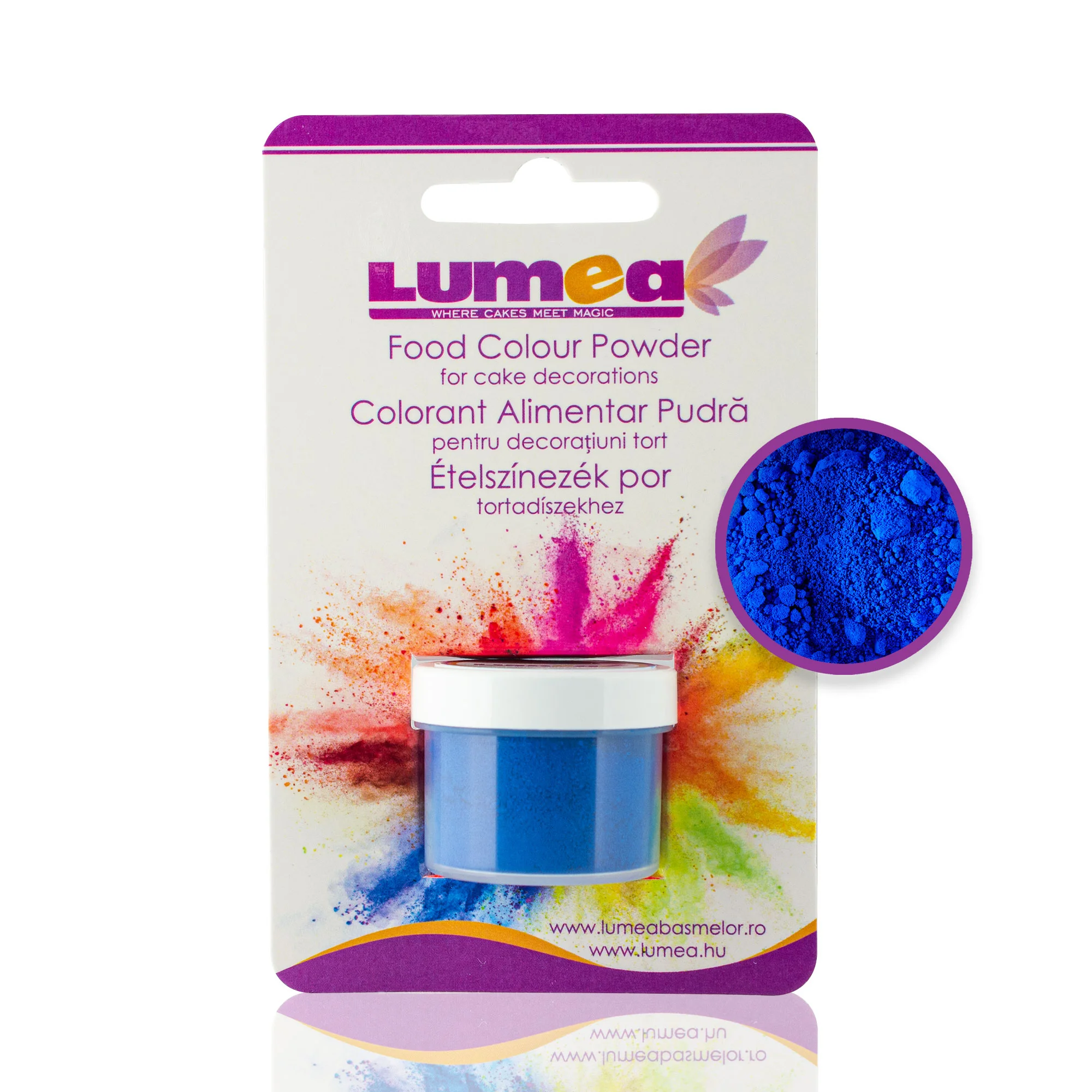 LED-023 Azure powder food colour, 2g - Lumea - Image 1
