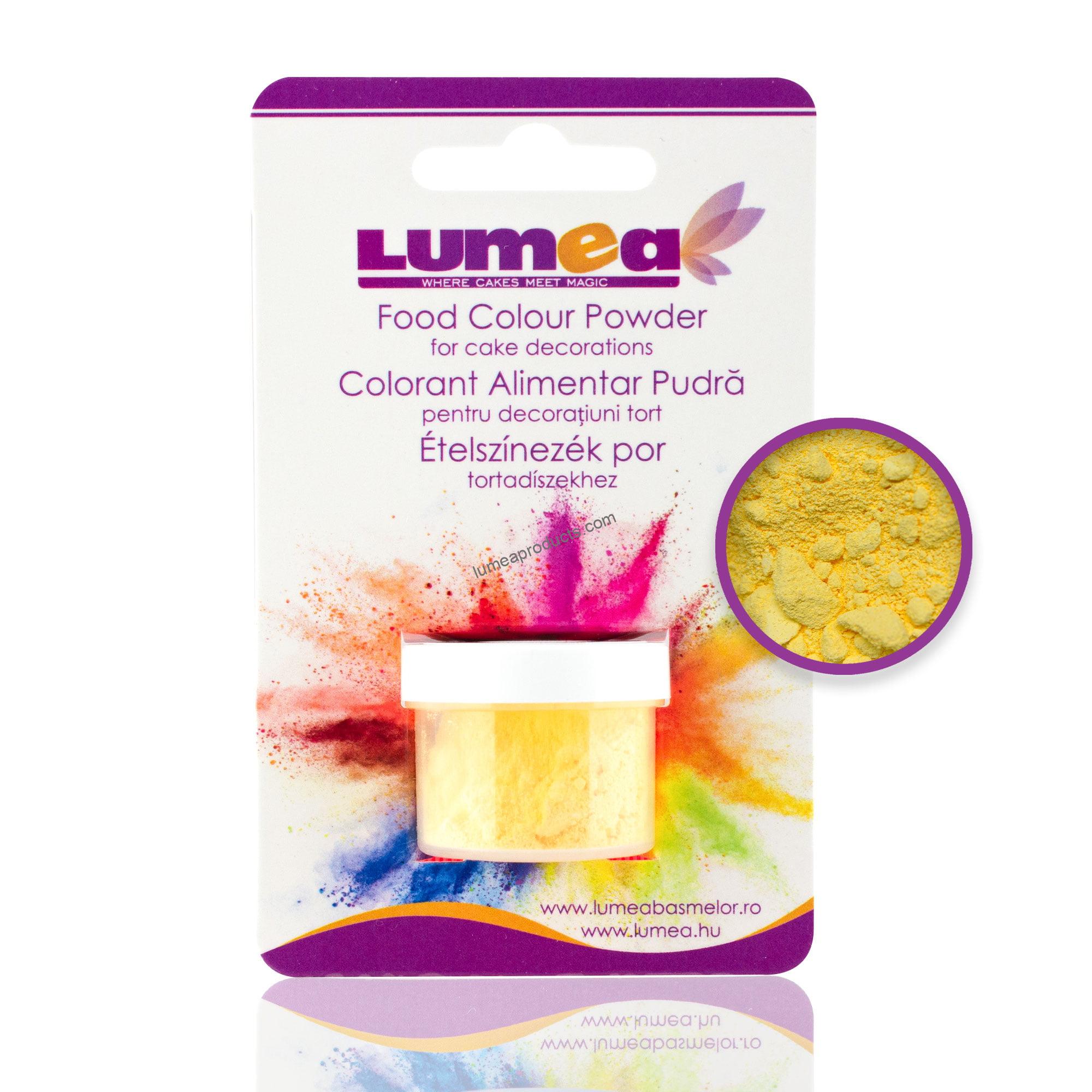 LED-045.. Cream coloured powder food colour, 2.5g - Lumea - Image 1