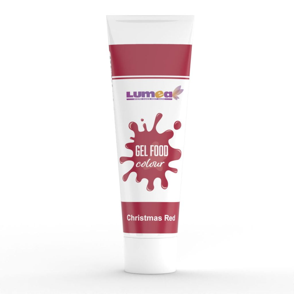 Christmas Red gel food colour, 30g - Lumea
