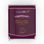 Burgundy fondant, 500g - Lumea