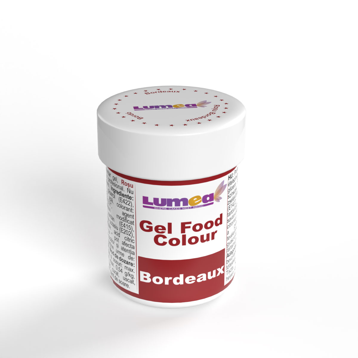 LGL-053---Bordeaux Bordeaux gel food colour, 30g - Lumea - Image 1