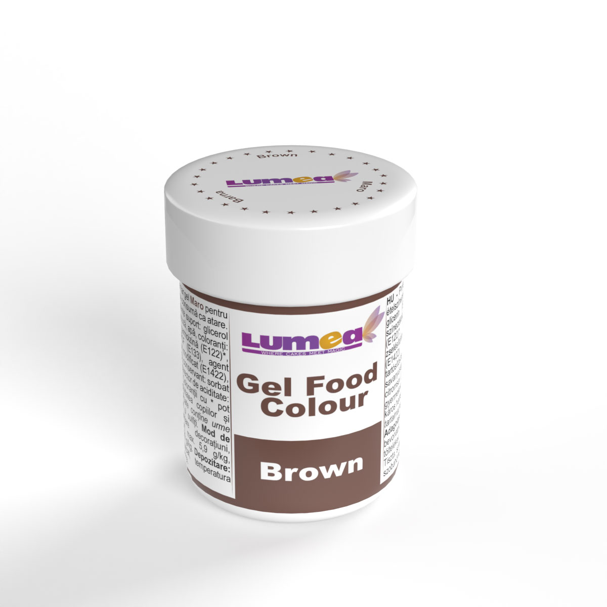 LGL-062---Brown Brown gel food colour, 30g - Lumea - Image 1
