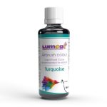 Turquoise water-based food colour, 90ml - Lumea