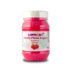 Raspberry flavoured Candy Floss Sugar, 300g - Lumea