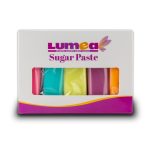 Neon-effect fondant mix, 100g x 5 pcs. - Lumea