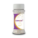 White sugar pearls 5mm, 80g - Lumea