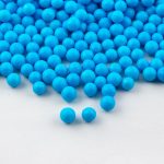 Blue sugar pearls 7mm, 1kg - Lumea