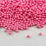 Rose sugar pearls 5mm, 1kg - Lumea