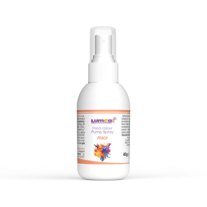 Peach Water-based food colour in pump spray, 40g - Lumea - Image 2