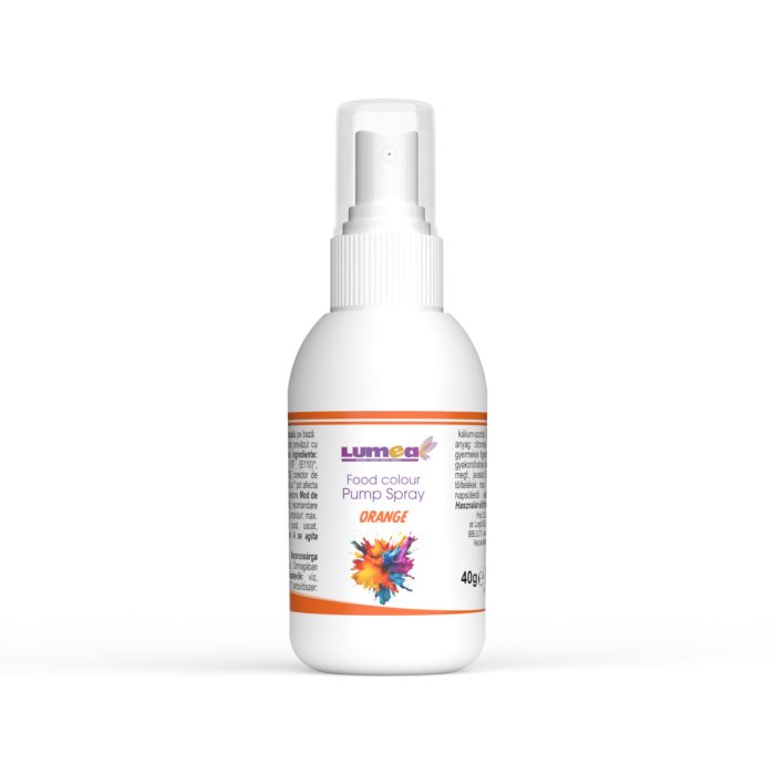 Orange Water-based food colour in pump spray, 40g - Lumea - Image 2