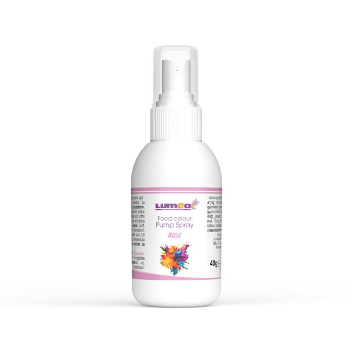 Rose Water-based food colour in pump spray, 40g - Lumea - Image 2