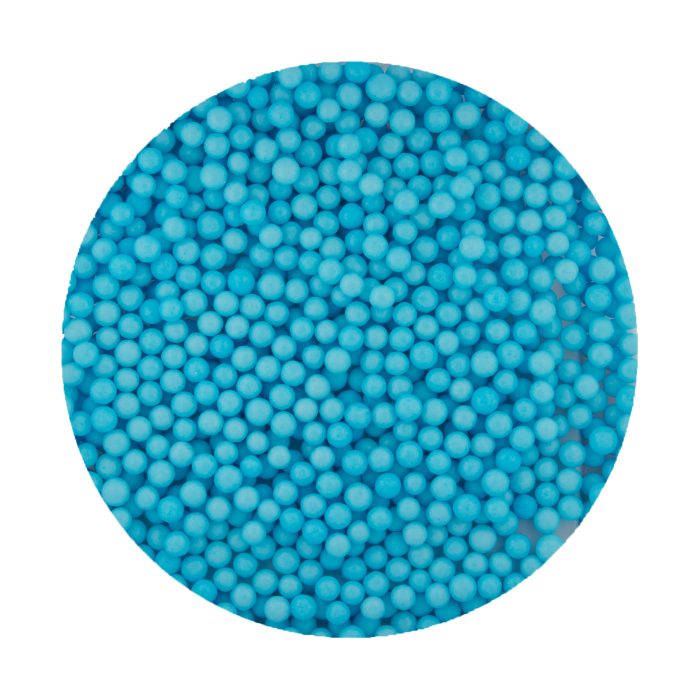 Sky Blue sugar pearls 5mm, 80g - Lumea - Image 2