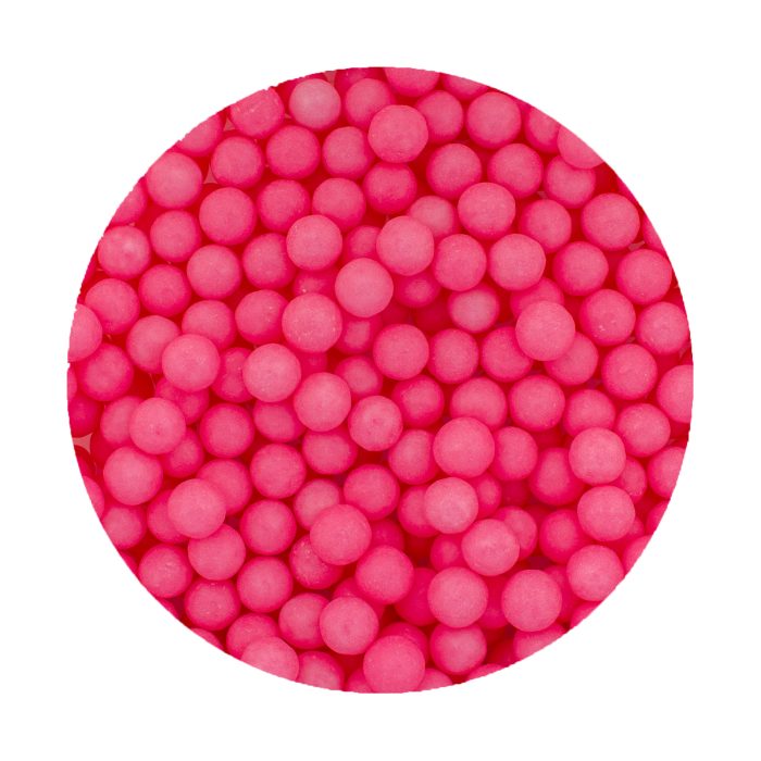 Rose sugar pearls 7mm, 80g - Lumea - Image 2