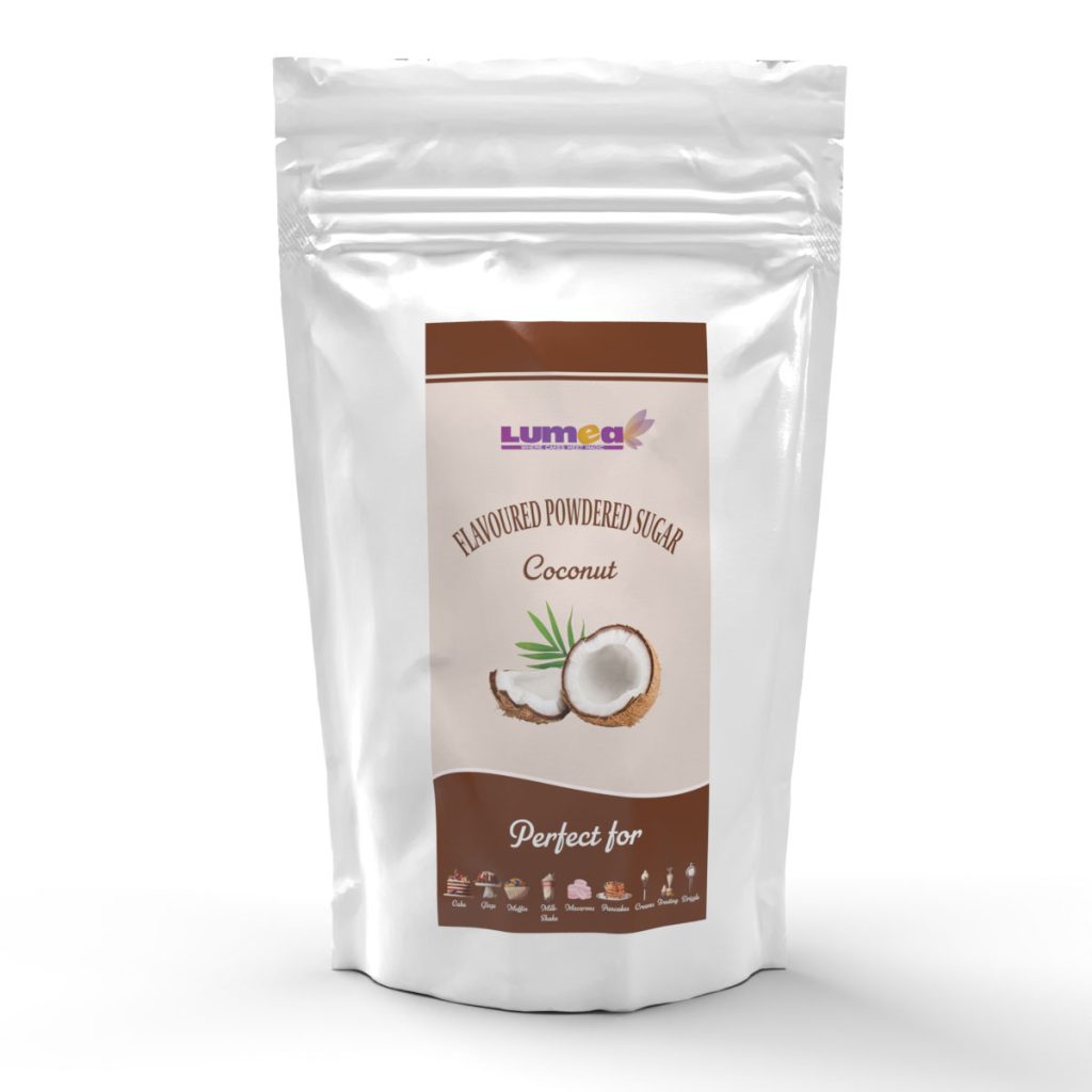 Coconut Flavoured Powdered Sugar, 500g - Lumea