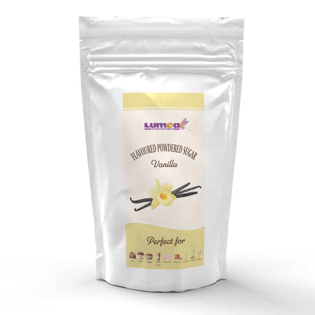 Vanilla Flavoured Powdered Sugar, 500g - Lumea