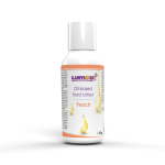 Peach oil-based food colour, 50g - Lumea