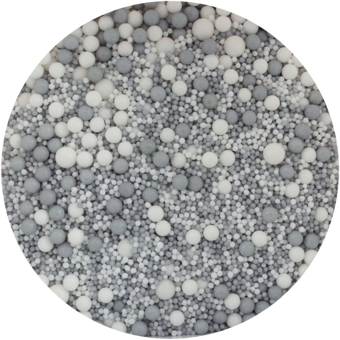 White-Silver Sprinkle Mix, 80g - Lumea - Image 3