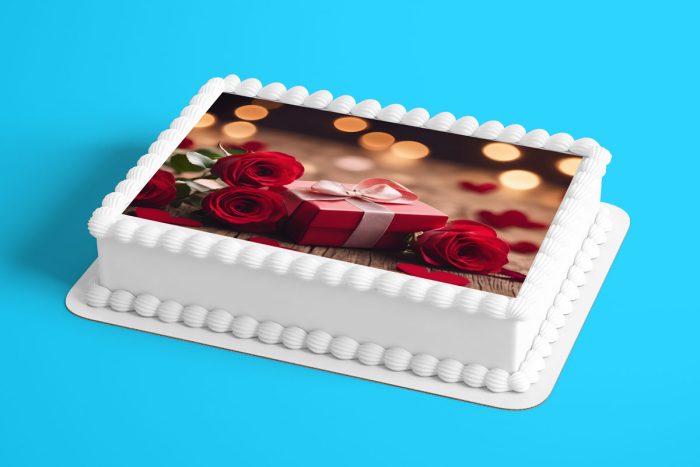 Gift With Flowers model 1 Wafer Sheet - Lumea - Image 2