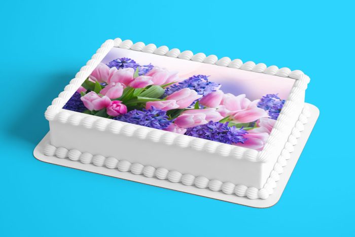Bouquet of Tulips and Hyacinth model 1 Wafer Sheet - Lumea - Image 2