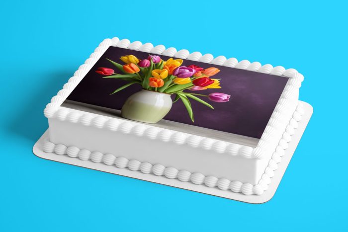 Bouquet of Tulips model 2 Wafer Sheet - Lumea - Image 2