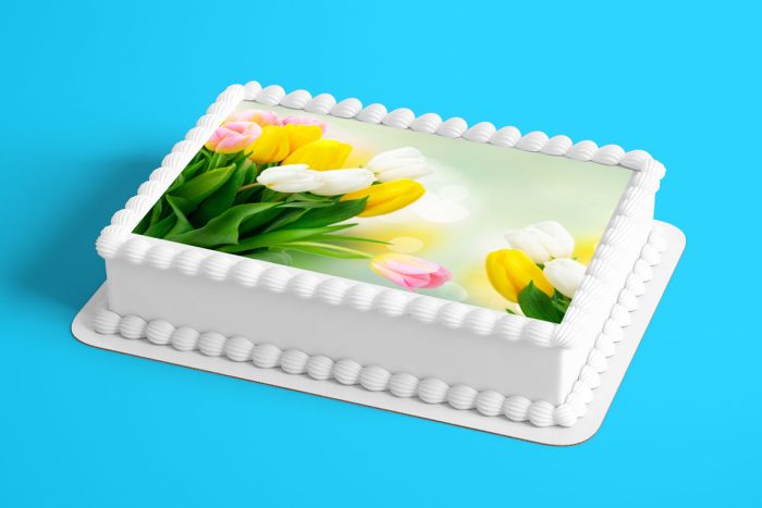 Bouquet of Tulips model 3 Wafer Sheet - Lumea - Image 2