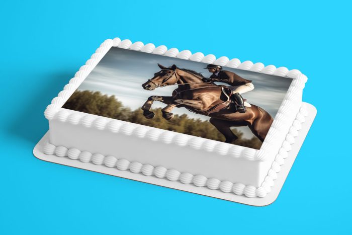 Equestrian, horse rider model 1 Wafer Sheet - Lumea - Image 2