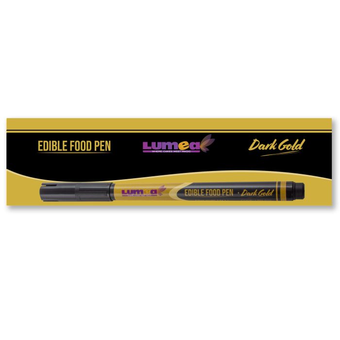 Dark Gold Edible Food Pen - Lumea - Image 3