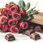 Bouquet of Flowers and Chocolate model 1 Wafer Sheet - Lumea
