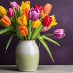 Bouquet of Tulips model 2 Wafer Sheet - Lumea