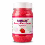 Strawberry flavoured Candy Floss Sugar, 300g - Lumea