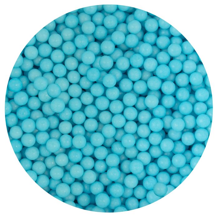 Sky Blue sugar pearls 7mm, 80g - Lumea - Image 2