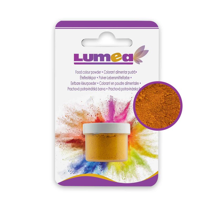 Golden Yellow powder food colour, 2g - Lumea