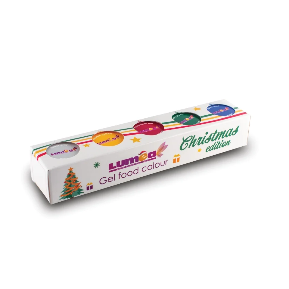 set-coloranti-alimentari-gel-christmas-10g-x-5-buc-lumea~281847 Food Colouring Gel Christmas Set, 10g x 5 pcs. - Lumea - Image 1