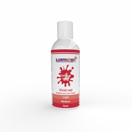 Vivid Red gel food colour, 200g - Lumea