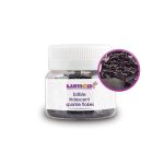 Edible Iridescent Black flakes for sequin cake, 15g - Lumea