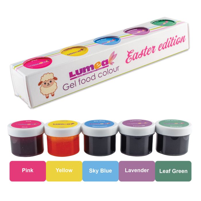 Food Colouring Gel Easter Set, 10g x 5 pcs. - Lumea - Image 2