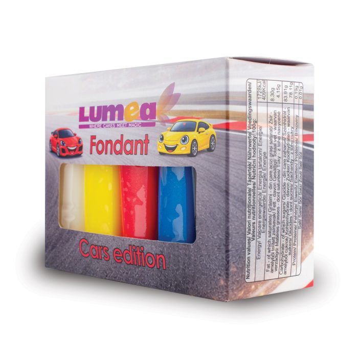 Cars fondant mix, 100g x 5 pcs. - Lumea - Image 6