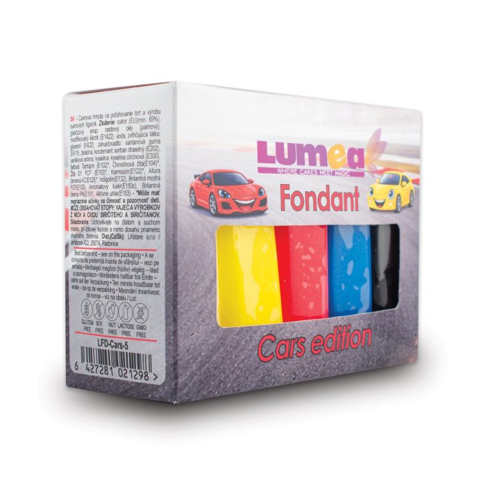 Cars fondant mix, 100g x 5 pcs. - Lumea - Image 7