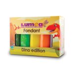 Dino fondant mix, 100g x 5 pcs. - Lumea