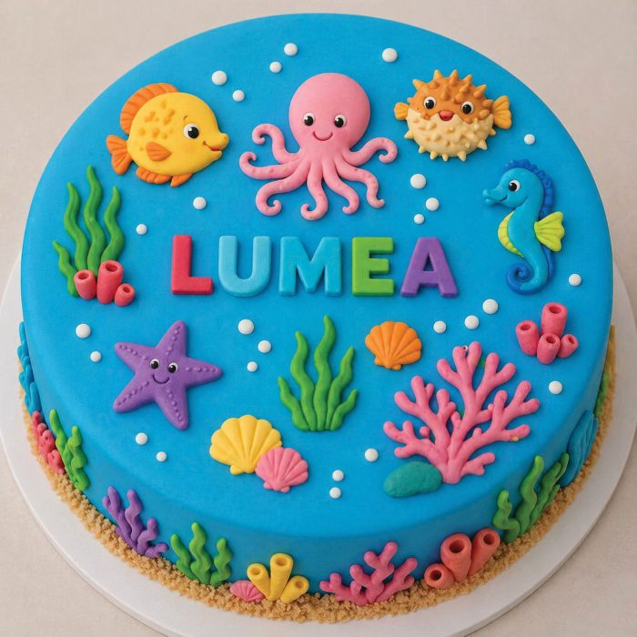 Sea Life fondant mix, 100g x 5 pcs. - Lumea - Image 2