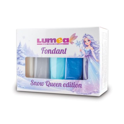 Snow Queen fondant mix, 100g x 5 pcs. - Lumea