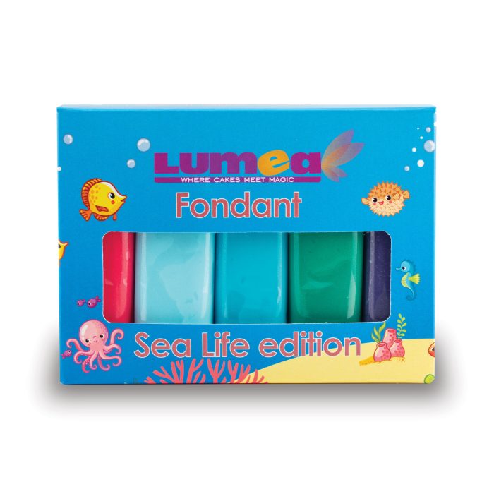 Sea Life fondant mix, 100g x 5 pcs. - Lumea - Image 3