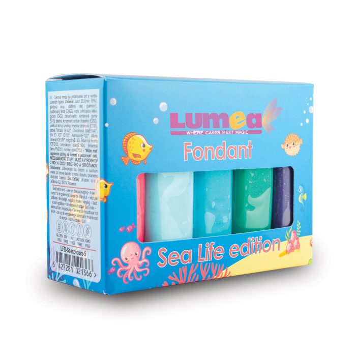 Sea Life fondant mix, 100g x 5 pcs. - Lumea - Image 6