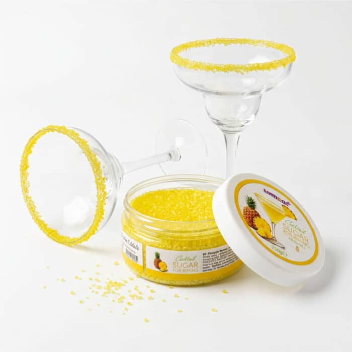 Pineapple flavoured Cocktail Rimming Sugar, 250g - Lumea - Image 2