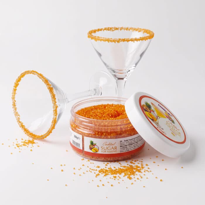 Açúcar para borda de coquetel com sabor de frutas exóticas, 250g - Lumea - Imagem 2